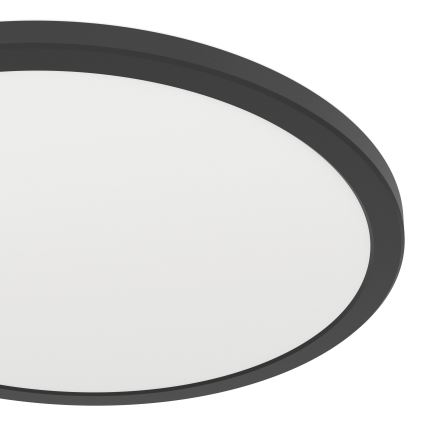 Eglo - LED Bathroom ceiling light LED/18,5W/230V 2700K/4000K/6500K d. 38,9 cm IP44 black