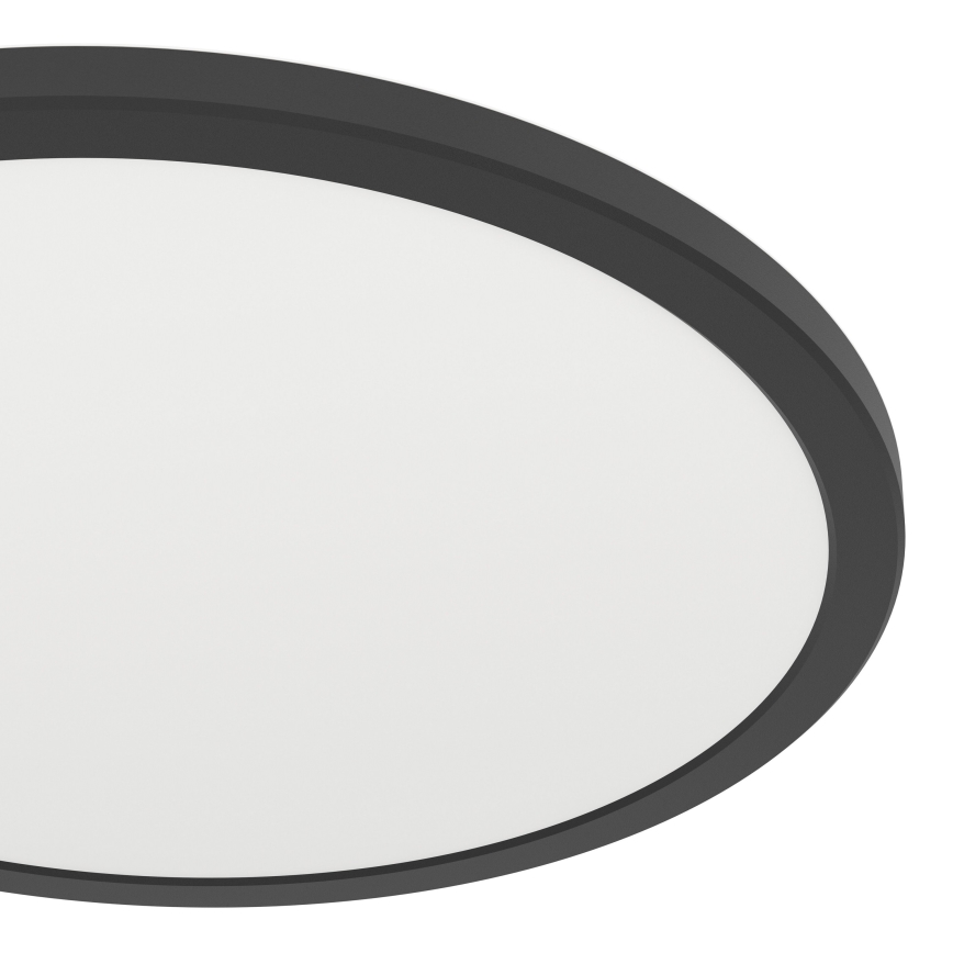 Eglo - LED Bathroom ceiling light LED/18,5W/230V 2700K/4000K/6500K d. 38,9 cm IP44 black