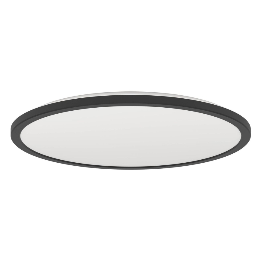 Eglo - LED Dimmable bathroom ceiling light LED/16,8W/230V 2700-6500K d. 50 cm IP44 black + remote control