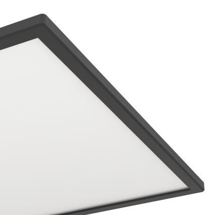 Eglo 901457 - LED Dimmable bathroom ceiling light LED/17W/230V 2700-6500K 50x50 cm IP44 black + remote control