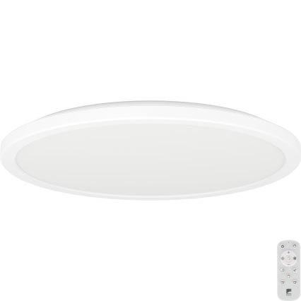 Eglo - LED Dimmable bathroom ceiling light LED/18,5W/230V 2700-6500K d. 38,9 cm IP44 white + remote control