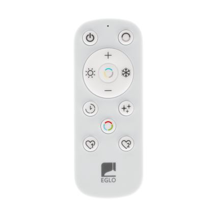Eglo - LED Dimmable bathroom ceiling light LED/16,8W/230V 2700-6500K pr.50 cm IP44 white + remote control