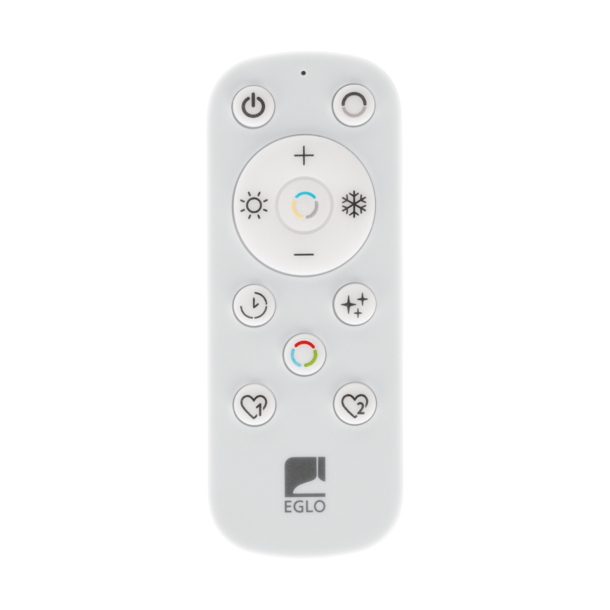 Eglo - LED Dimmable bathroom ceiling light LED/16,8W/230V 2700-6500K pr.50 cm IP44 white + remote control