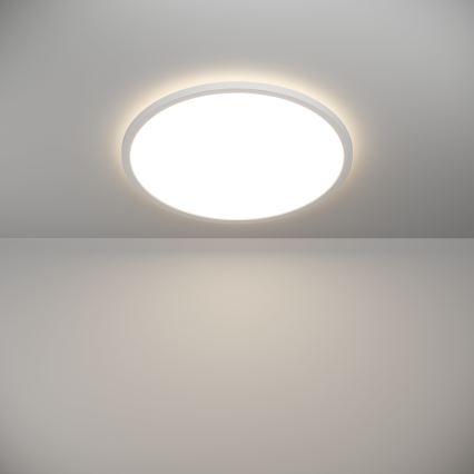 Eglo - LED Dimmable bathroom ceiling light LED/16,8W/230V 2700-6500K pr.50 cm IP44 white + remote control