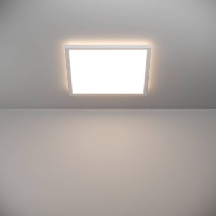 Eglo - LED Dimmable bathroom ceiling light LED/17,6W/230V 2700-6500K 39x39 cm IP44 white + remote control