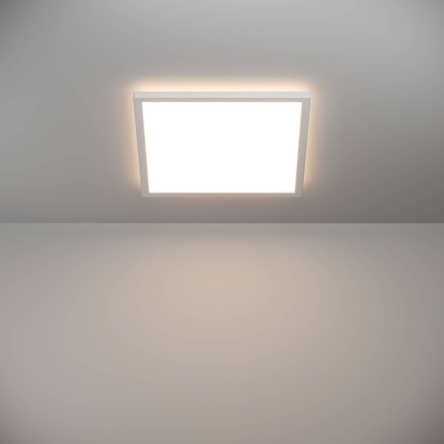 Eglo - LED Dimmable bathroom ceiling light LED/17,6W/230V 2700-6500K 39x39 cm IP44 white + remote control