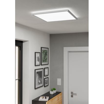 Eglo - LED Dimmable bathroom ceiling light LED/17W/230V 2700-6500K 50x50 cm IP44 white + remote control