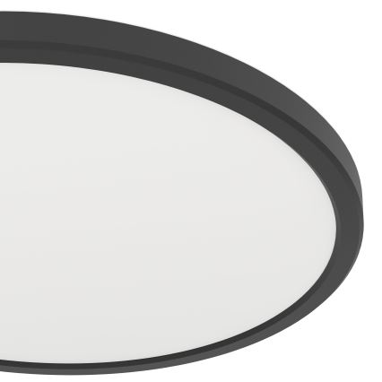 Eglo - LED RGBW Dimmable bathroom ceiling light LED/13,9W/230V 2700-6500K d. 30 cm IP44 black ZigBee