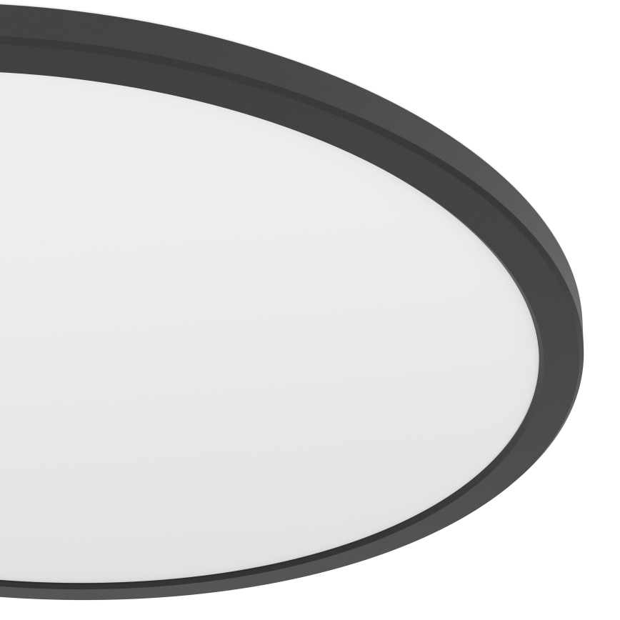Eglo - LED RGBW Dimmable bathroom ceiling light LED/16,8W/230V 2700-6500K d. 50 cm IP44 black ZigBee