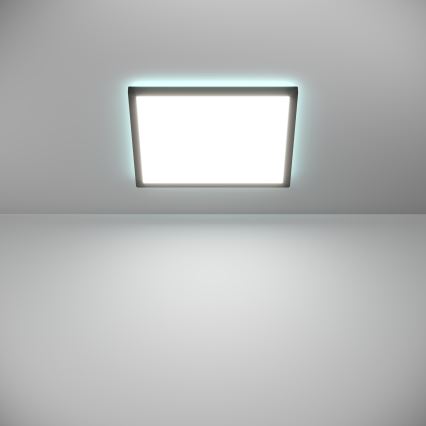 Eglo - LED RGBW Dimmable bathroom ceiling light LED/17,6W/230V 2700-6500K 39x39 cm IP44 black ZigBee