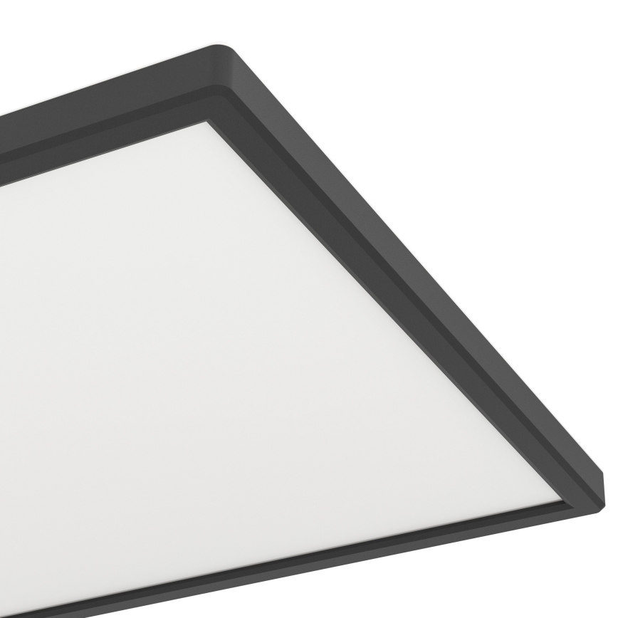 Eglo - LED RGBW Dimmable bathroom ceiling light LED/17,2W/230V 2700-6500K 30x57cm IP44 black ZigBee
