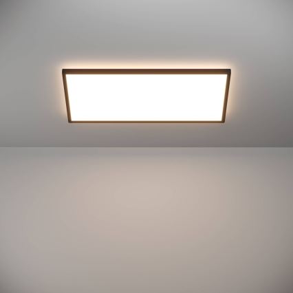 Eglo - LED RGBW Dimmable bathroom ceiling light LED/17,2W/230V 2700-6500K 30x57cm IP44 black ZigBee