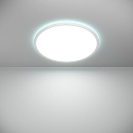 Eglo - LED RGBW Dimmable bathroom ceiling light LED/16,8W/230V 2700-6500K d. 50 cm IP44 white ZigBee