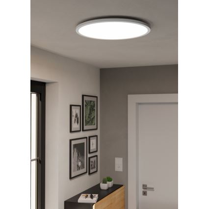 Eglo - LED RGBW Dimmable bathroom ceiling light LED/16,8W/230V 2700-6500K d. 50 cm IP44 white ZigBee