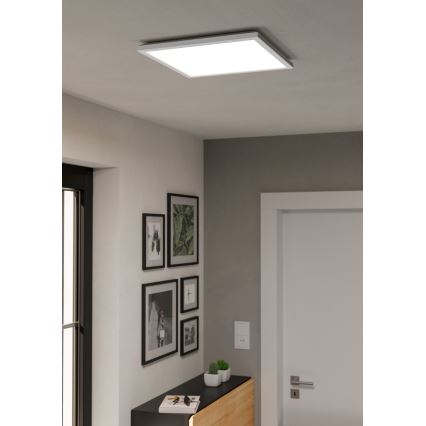 Eglo - Dimmable RGBW LED Bathroom Ceiling Light LED/17,6W/230V 2700-6500K 39x39 cm IP44 white ZigBee