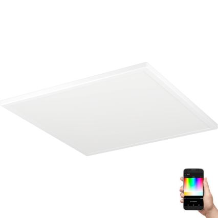 Eglo - LED RGBW Dimmable bathroom ceiling light LED/17W/230V 2700-6500K 50x50 cm IP44 white ZigBee