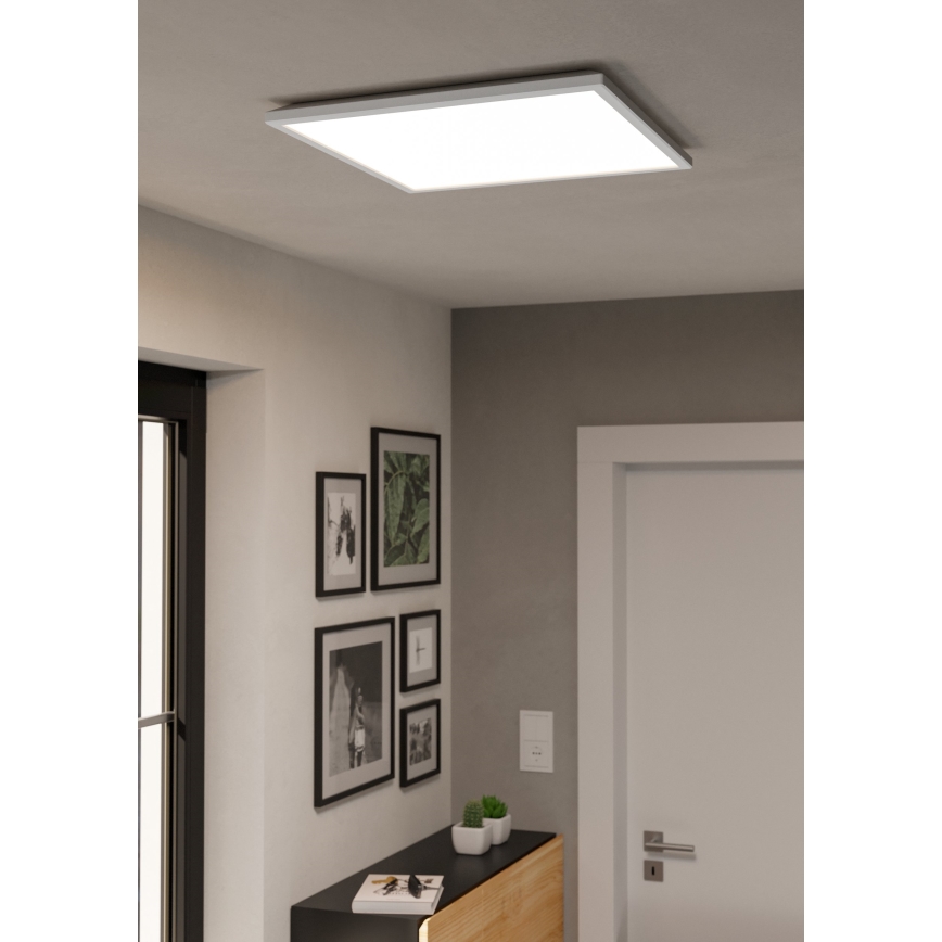 Eglo - LED RGBW Dimmable bathroom ceiling light LED/17W/230V 2700-6500K 50x50 cm IP44 white ZigBee