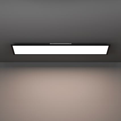 Eglo - LED Surface-Mounted Panel, 33W, 230V, 2700/4000/6500K, 120 x 30 cm, Black