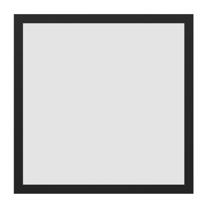 Eglo - LED RGBW Dimmable Ceiling Light LED/19W/230V 2700-6500K 40x40 cm Black