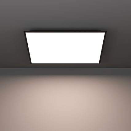 Eglo - LED RGBW Dimmable Surface-Mounted Panel LED/33W/230V 2700-6500K 60x60 cm Black