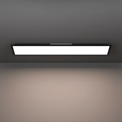 Eglo - LED RGBW Dimmable surface-mounted panel LED/34W/230V 2700-6500K 120x30 cm black