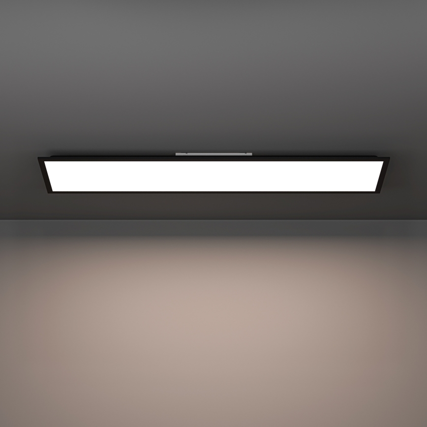 Eglo - LED RGBW Dimmable surface-mounted panel LED/34W/230V 2700-6500K 120x30 cm black