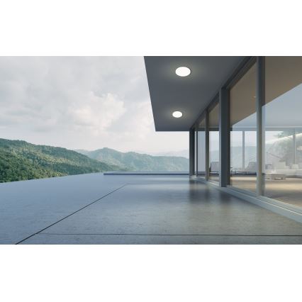 Eglo - LED bathroom ceiling light LED/18W/230V Ø 31 cm IP54 white