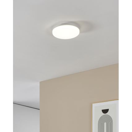 Eglo - LED Bathroom ceiling light LED/16,5W/230V 2700/4000/6500K dia. 26 cm IP54 white