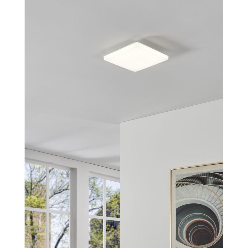 Eglo - LED Bathroom Ceiling Light LED/20W/230V 2700/4000/6500K 31x31 cm IP54 White