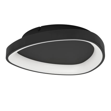 Eglo - LED Dimmable ceiling light LED/12W/230V 2700-6500K black + remote control