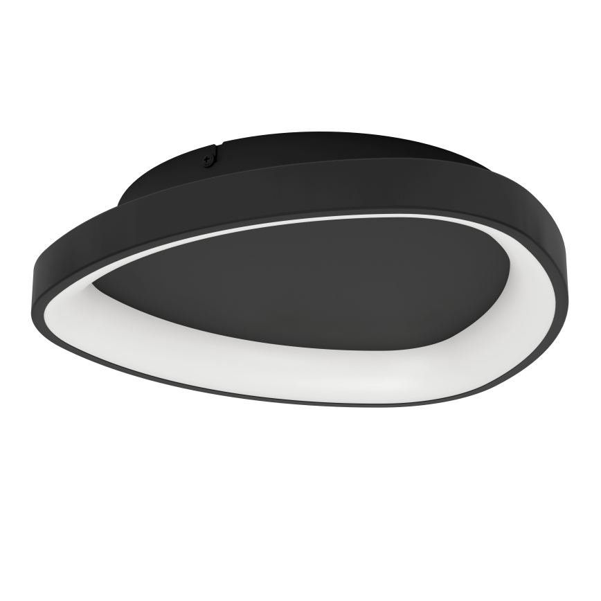 Eglo - LED Dimmable ceiling light LED/12W/230V 2700-6500K black + remote control