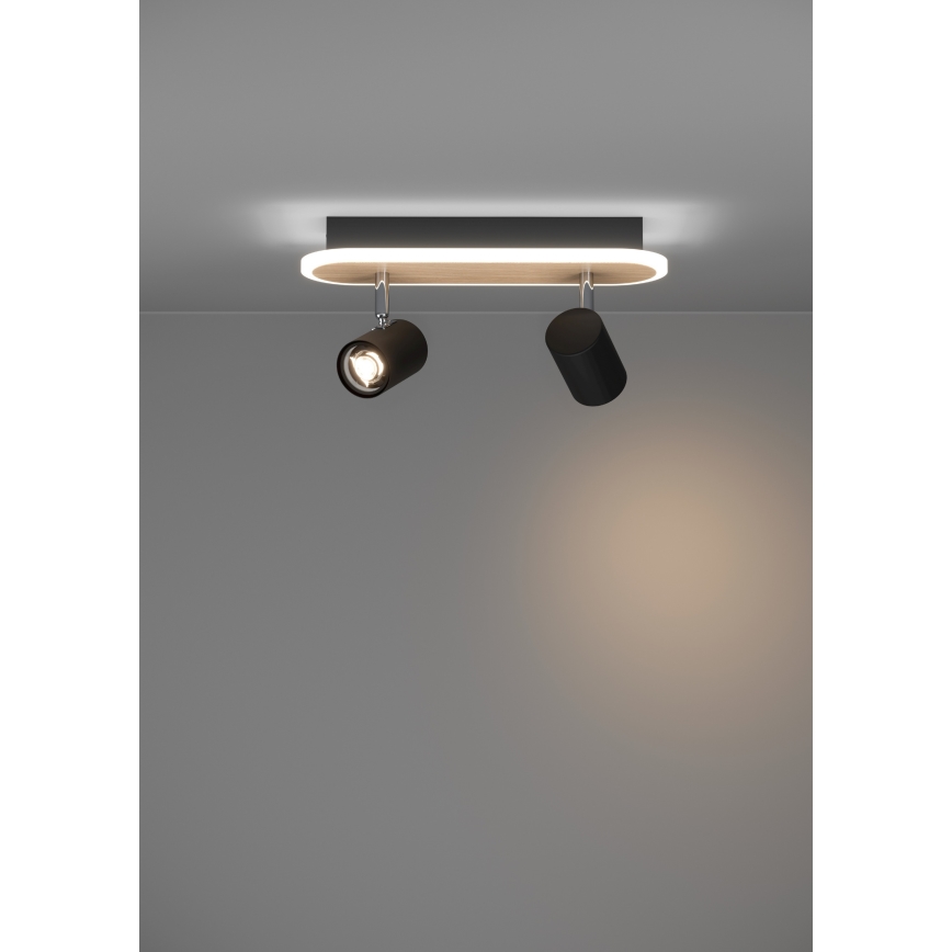 Eglo - LED Spotlight, 12W/230V, Brown/Black