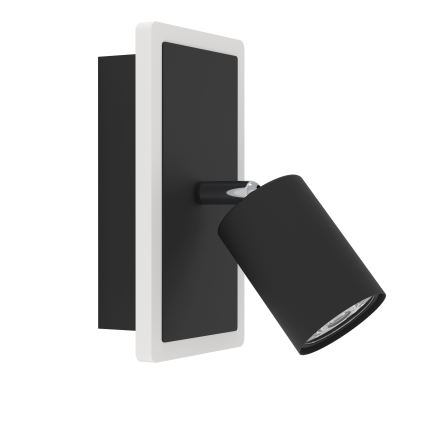 Eglo - LED Wall-mounted Spotlight LED/7W/230V Black