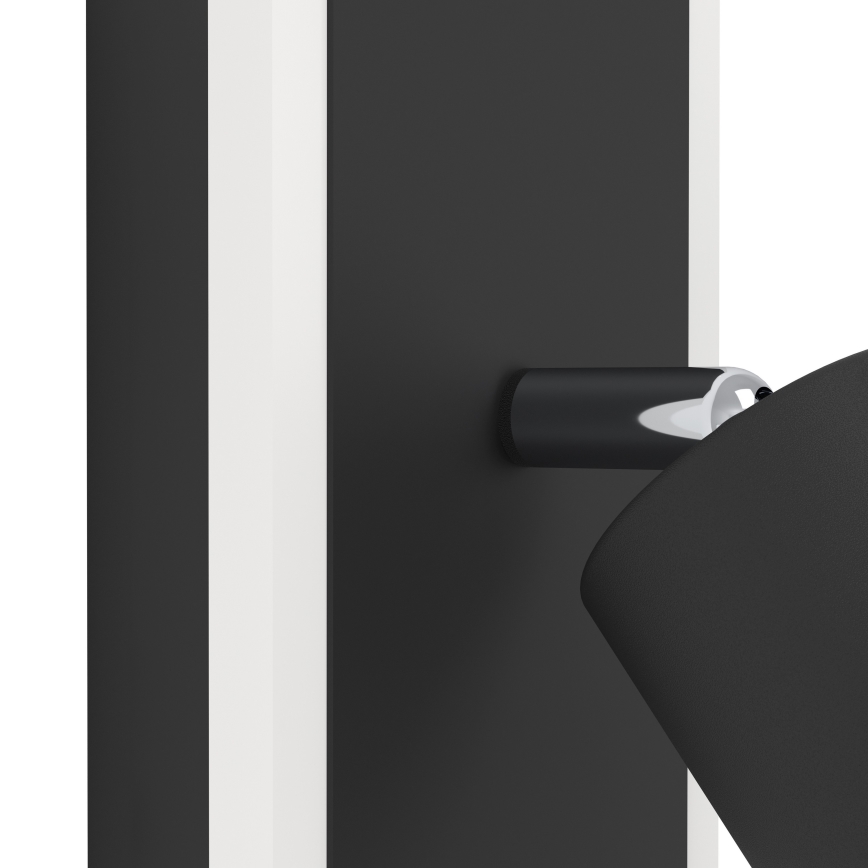 Eglo - LED Wall-mounted Spotlight LED/7W/230V Black