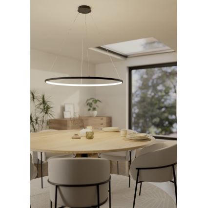 Eglo - LED Dimmable chandelier on a string LED/40W/230V 2700-6500K black + remote control