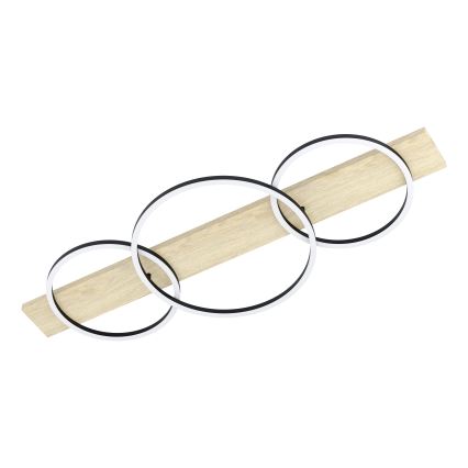 Eglo - LED Ceiling light 3xLED/12W/230V 3000K beige/black