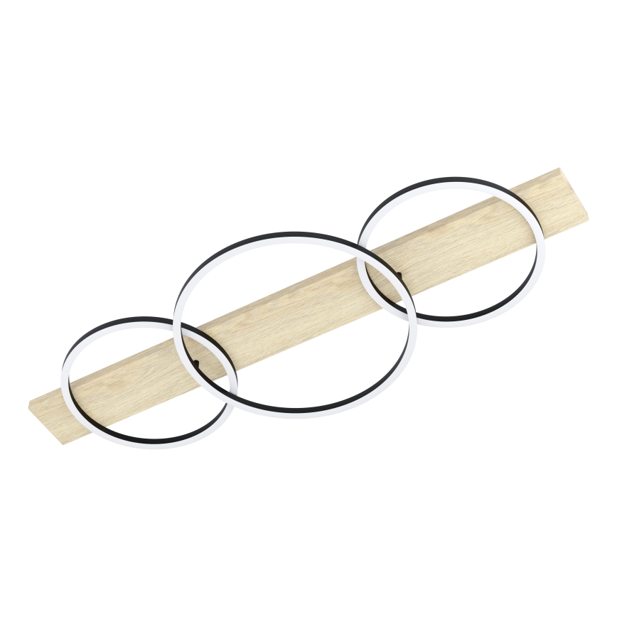 Eglo - LED Ceiling light 3xLED/12W/230V 3000K beige/black