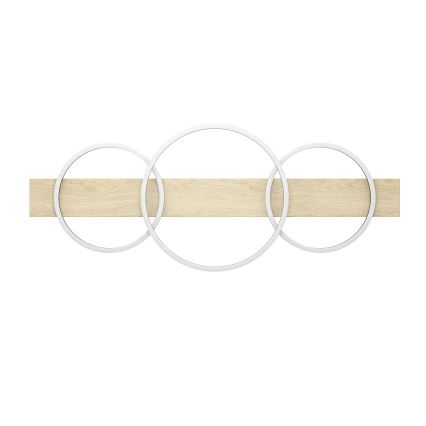 Eglo - LED Ceiling light 3xLED/12W/230V 3000K beige/black
