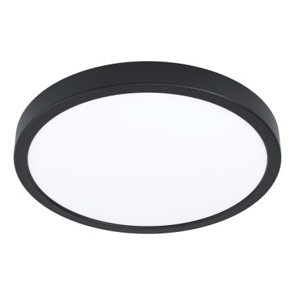 Eglo - Dimmable LED RGBW bathroom ceiling light LED/17.5W/230V 2700-6500K Ø 39.9 cm IP44 black