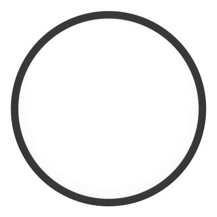 Eglo - Dimmable LED RGBW bathroom ceiling light LED/17.5W/230V 2700-6500K Ø 39.9 cm IP44 black