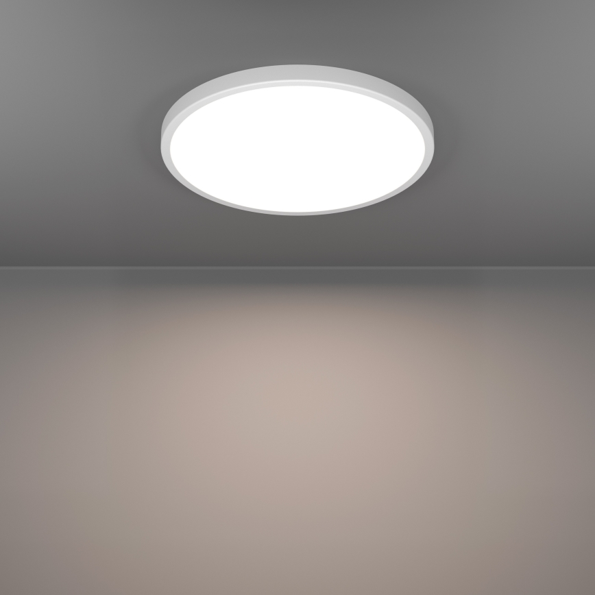 Eglo - LED RGBW Dimmable Bathroom Ceiling Light LED/17.5W/230V 2700–6500K Ø 39.9 cm IP44 White