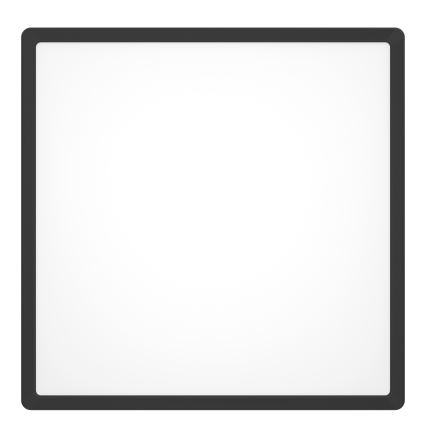 Eglo - LED RGBW Dimmable Bathroom Ceiling Light LED/17.8W/230V 2700–6500K Ø 39.9 cm IP44 Black