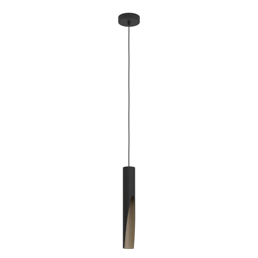 Eglo - LED Chandelier on a string 1xGU10/4,5W/230V 3000K black/brown