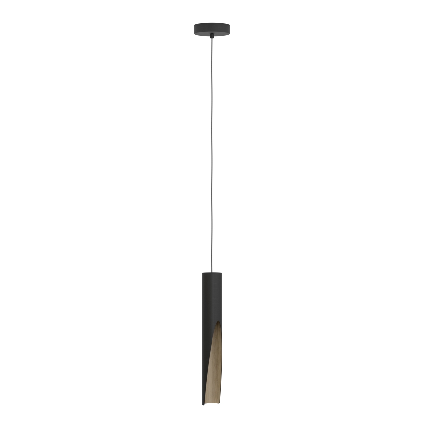 Eglo - LED Chandelier on a string 1xGU10/4,5W/230V 3000K black/brown