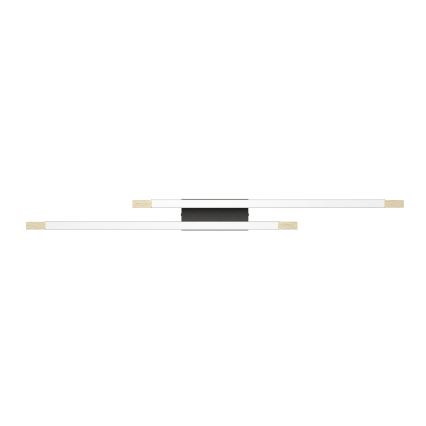Eglo - LED Dimmable ceiling light 2xLED/10W/230V 3000K black/beige