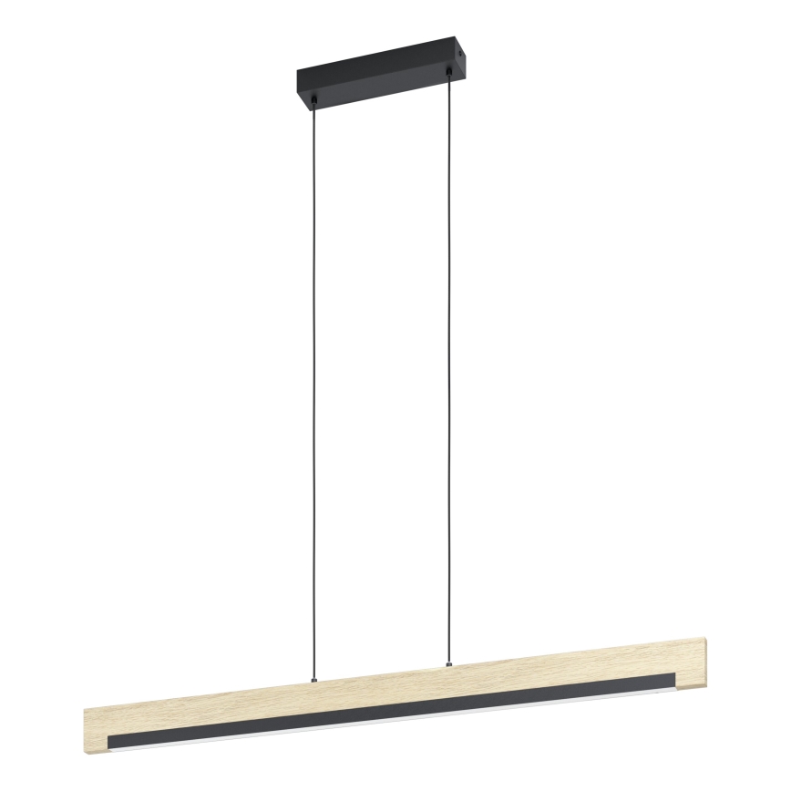 Eglo - LED Dimmable chandelier on a string LED/25,5W/230V 3000K black/beige