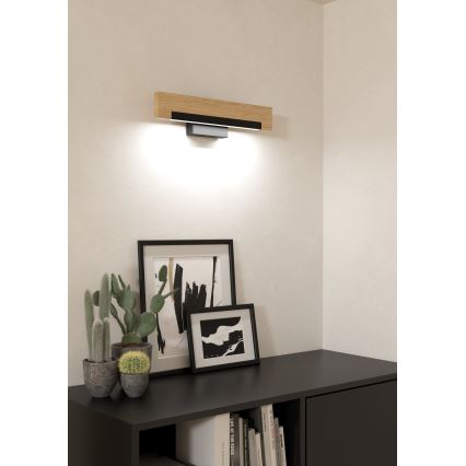 Eglo - LED Wall light LED/9,6W/230V 3000K black/beige