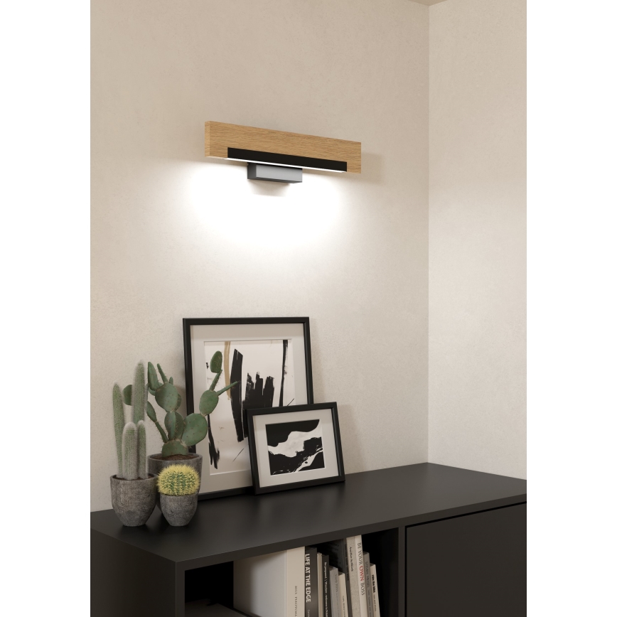 Eglo - LED Wall light LED/9,6W/230V 3000K black/beige