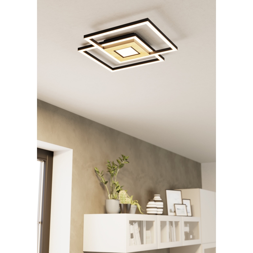 Eglo - LED Dimmable ceiling light 2xLED/17W/230V +1xLED/4,2W 2700-6500K + remote control