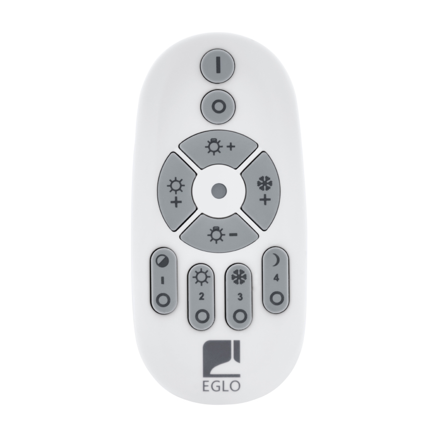 Eglo - Dimmable LED ceiling light 2xLED/17W/230V +LED/4,2W 2700-6500K + remote control